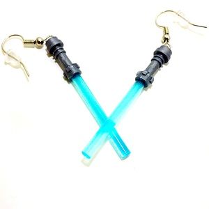Star Wars lightsaber earrings